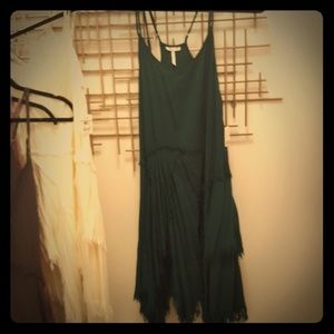 NWT FP Tattered Up Shredded Hem Slip Dress